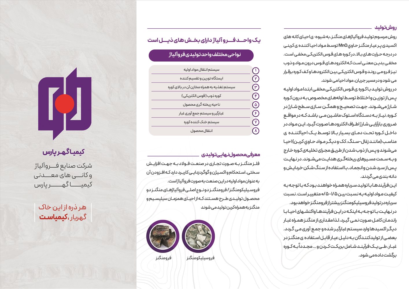 کاتالوگ پروژه فروآلیاژ